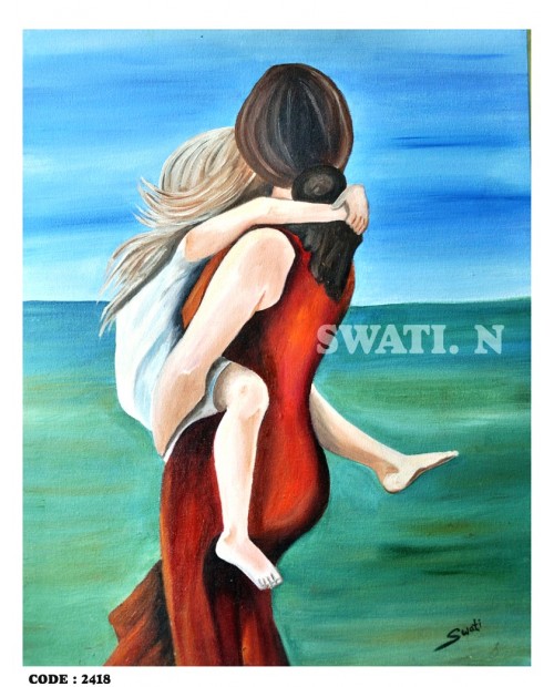 Endearment( Handmade  Painting)